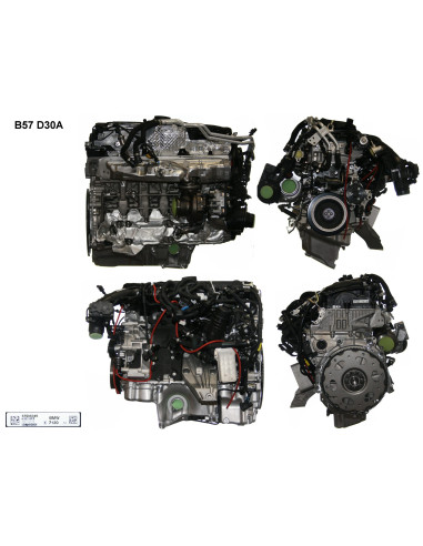 Motor B57D30A BMW X7 (G07) xDrive 30 d