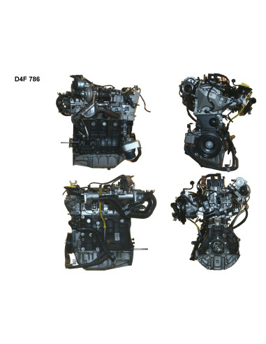 Motor D4F 786 Renault Clio 1.2 16v