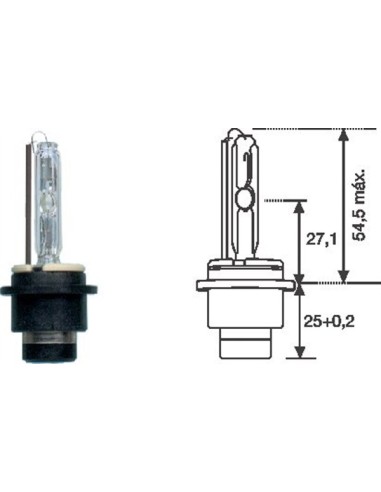 BOMBILLA - XENÓN D2S 4600K
