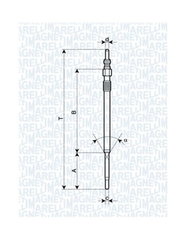 BUJÍA DE PRECALENTAMIENTO FIAT DUCATO 06 3.0 JTD