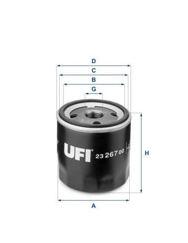 FILTRO DE ACEITE FORD TRANSIT 13 1.6 15