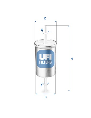 FILTRO DE COMBUSTIBLE FORD TRANSIT 00 FOCUS 2.0/ TOURNEO 1.8/ TRANSIT 1.8 02