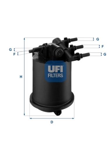 FILTRO DE COMBUSTIBLE RENAULT MASTER II 98 2.2 dCI