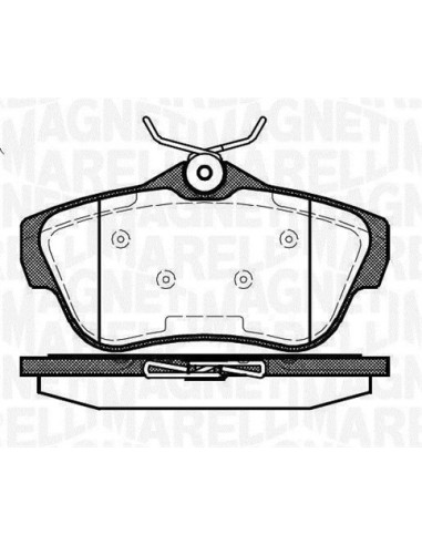 PASTILLAS DE FRENO FIAT SCUDO 07 TRASERO 1.6 JTD