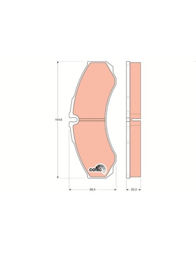 PASTILLAS DE FRENO IVECO DAILY 06 TRASERO