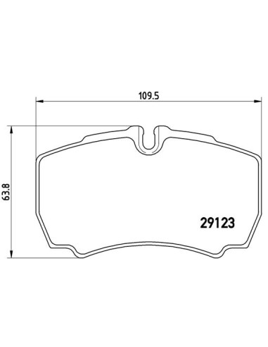 PASTILLAS DE FRENO IVECO DAILY 06 TRASERO