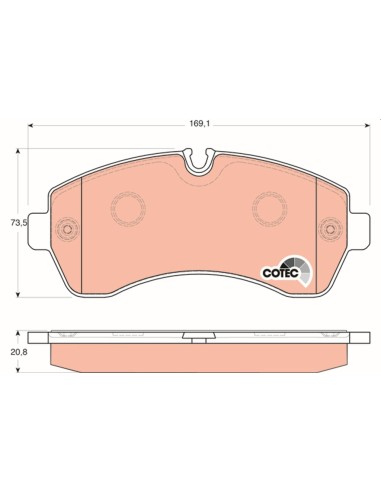 PASTILLAS DE FRENO MERCEDES SPRINTER 06 906 DELANTERO