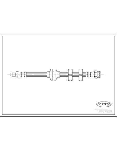 TUBO FLEXIBLE DE FRENOS FIAT BRAVO 07 DELANTERO DCHA./IZQ. 1.6 JTD